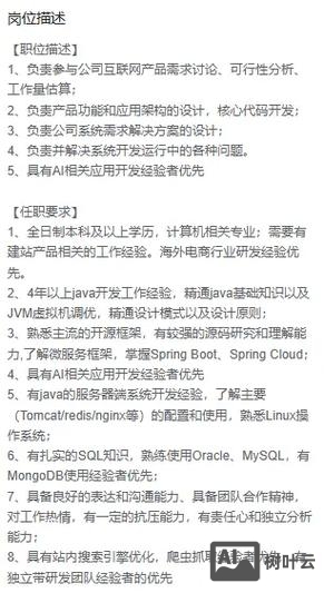 JvAv后端招聘
