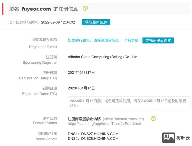 域名whois如何看在哪里注册的
