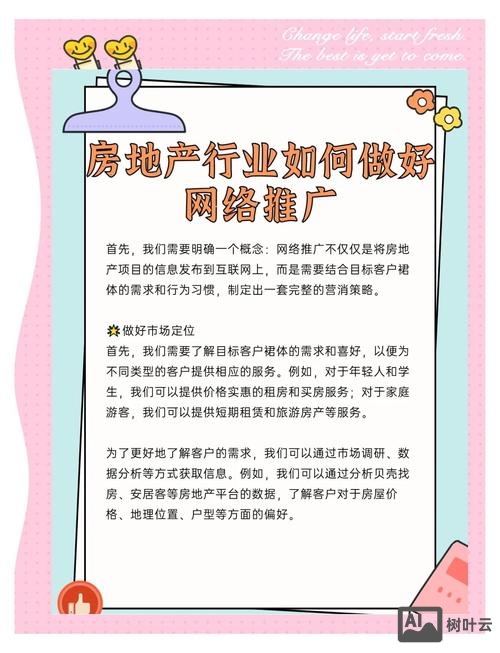 如何做好网络推广房地产