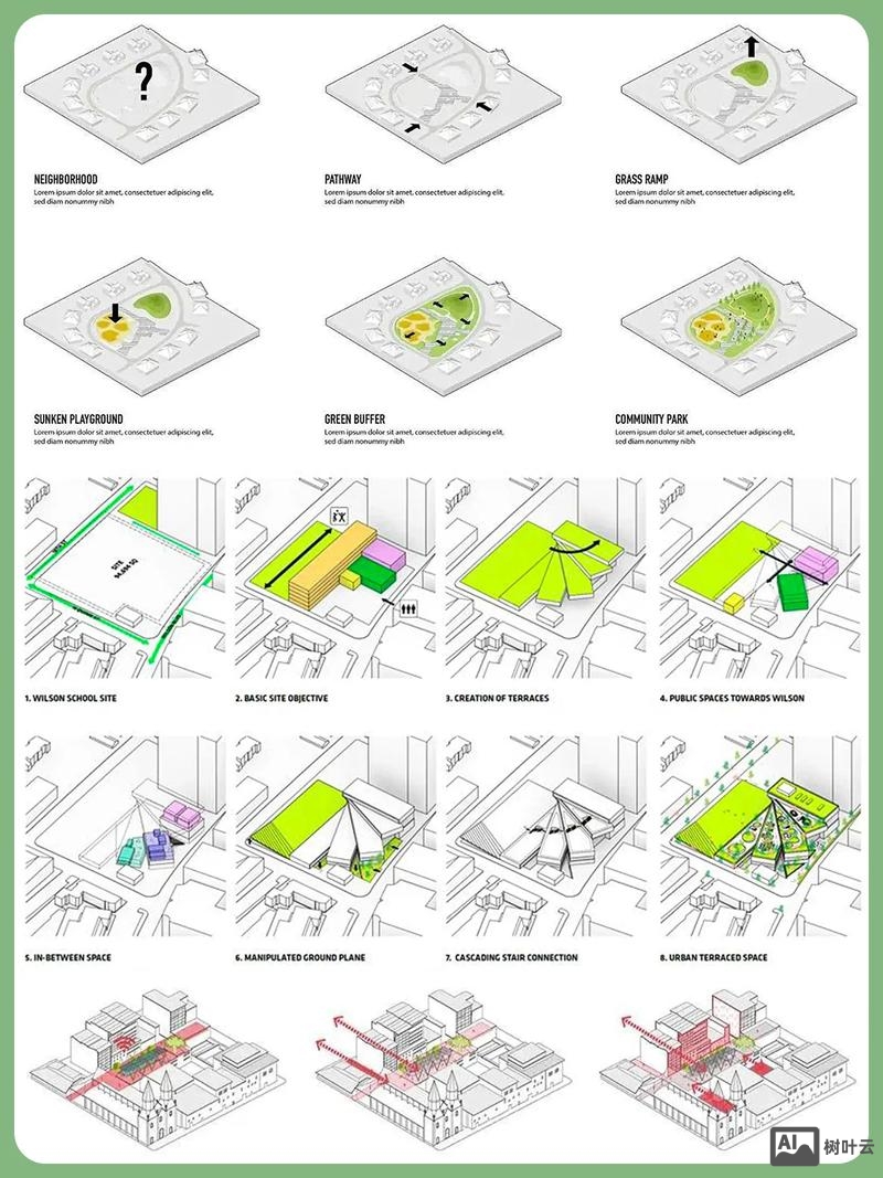 景观线框图如何做分析图