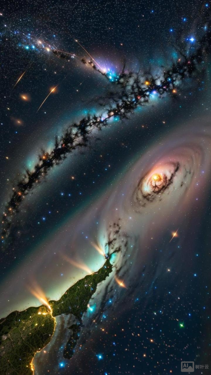 ps如何做流星雨星空