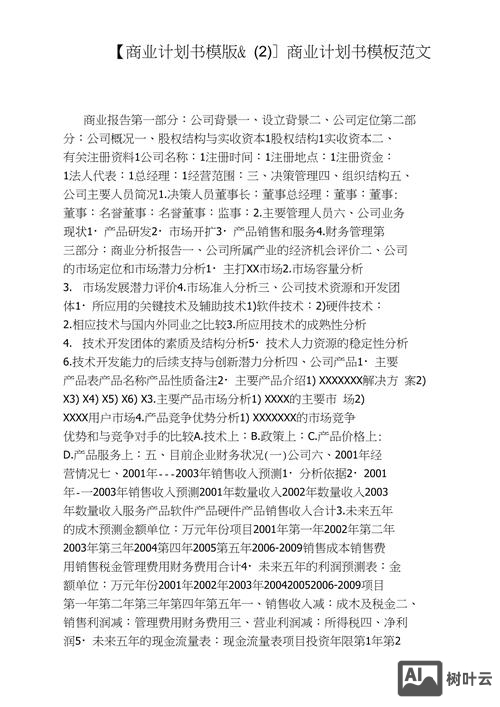 如何找竞品商业计划书