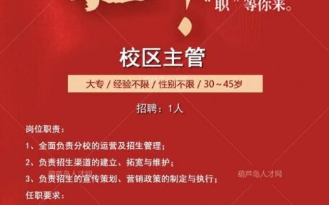 账号主管招聘，账号主管招聘，职责与要求是什么？