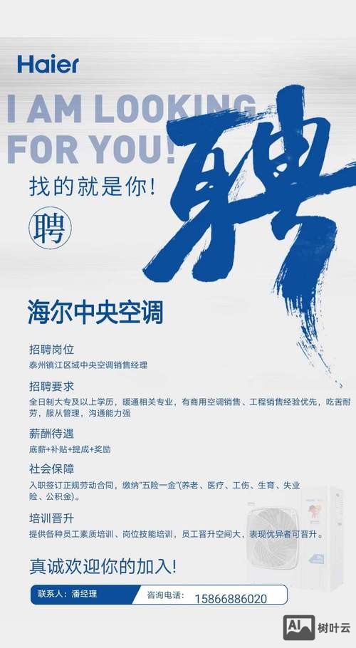 海尔 英国 招聘