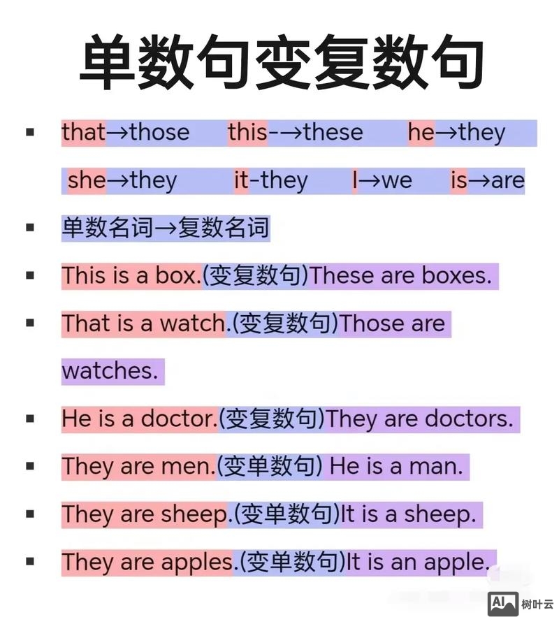 人称单复数如何变疑问句