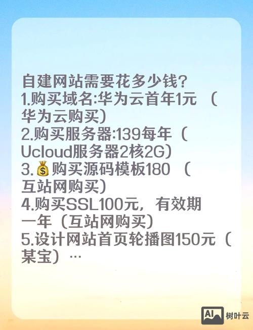 如何自建一个便宜的网站