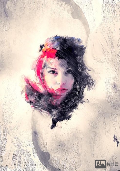 ps如何将将图片抽象化