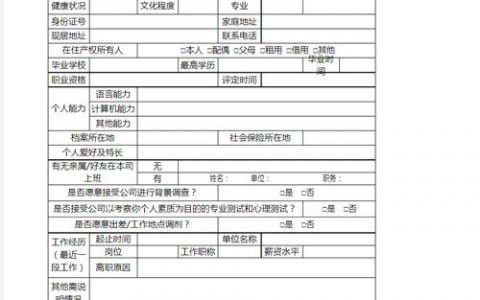 招聘设计表，设计表模板如何快速生成？