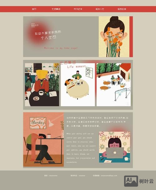 单页面网站如何设计图