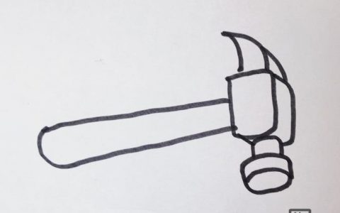 如何在ps中怎么画锤子，PS画锤子，形状工具怎么用？