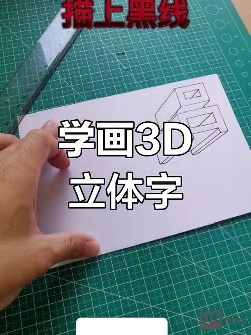 如何做出3d字体