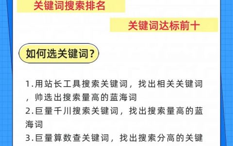 如何进行选择关键词，如何精准高效选择关键词？