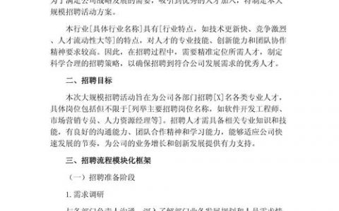 招聘推送方案，招聘推送方案如何提升招聘效果？