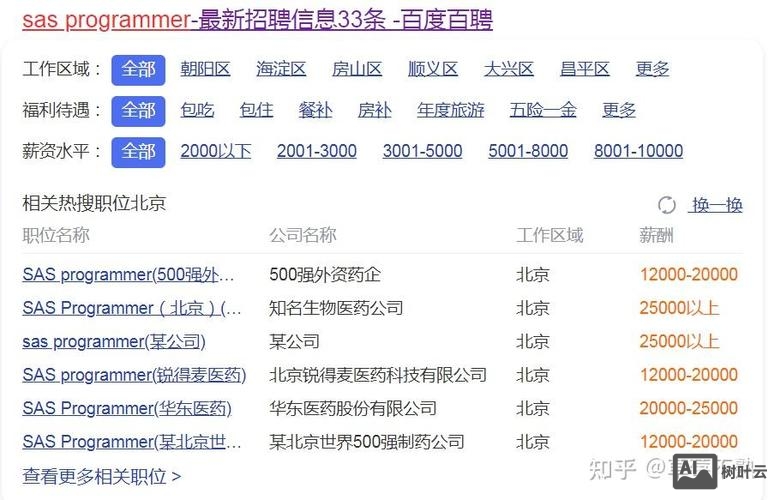 sas programmer 招聘