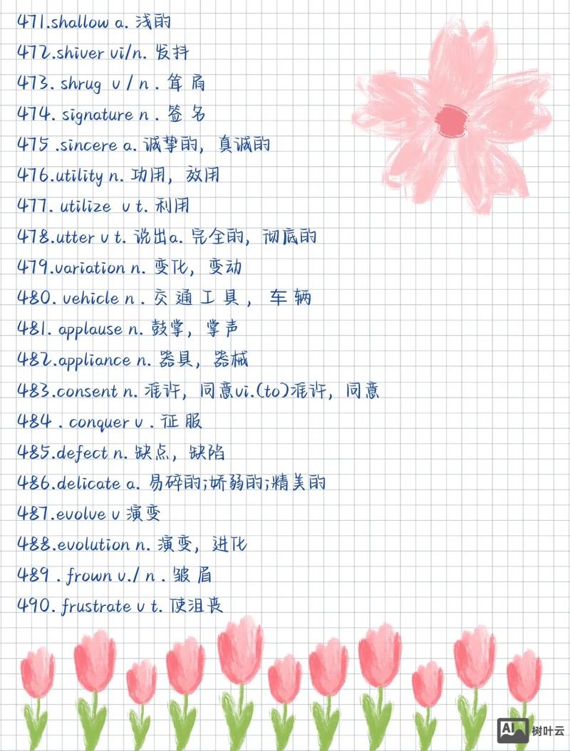 如何静心背英语单词