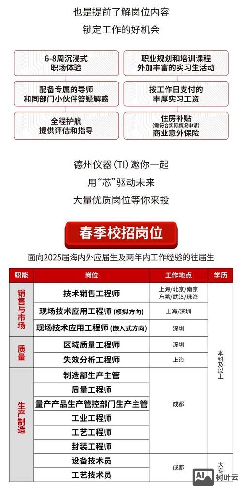 texas instrument招聘