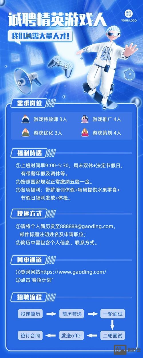 有什么游戏公司招聘