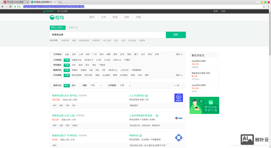 拉勾网招聘怎么样