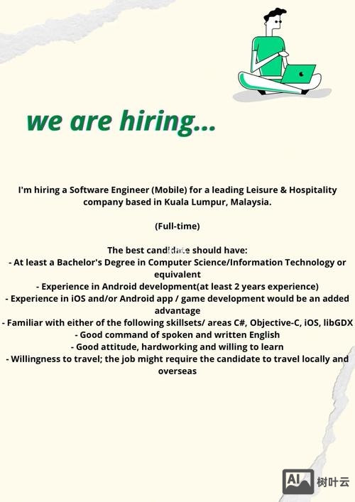 招聘software engineer
