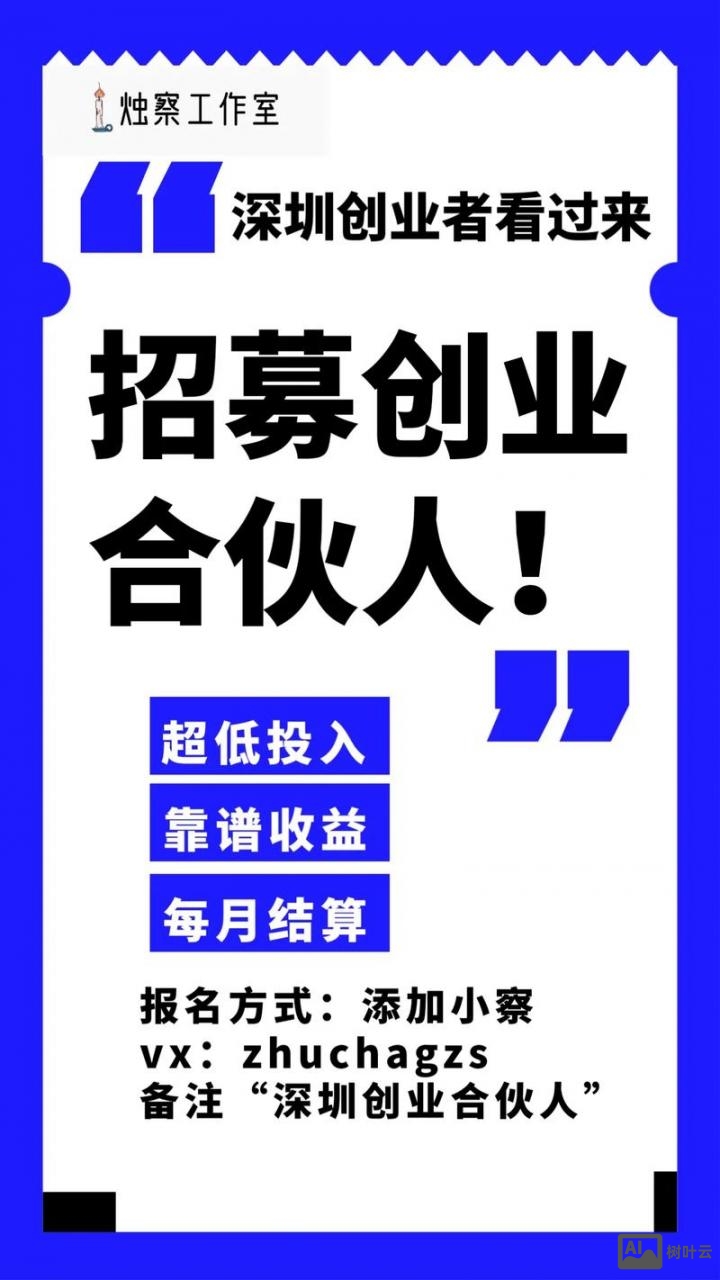 招聘合伙人什么意思