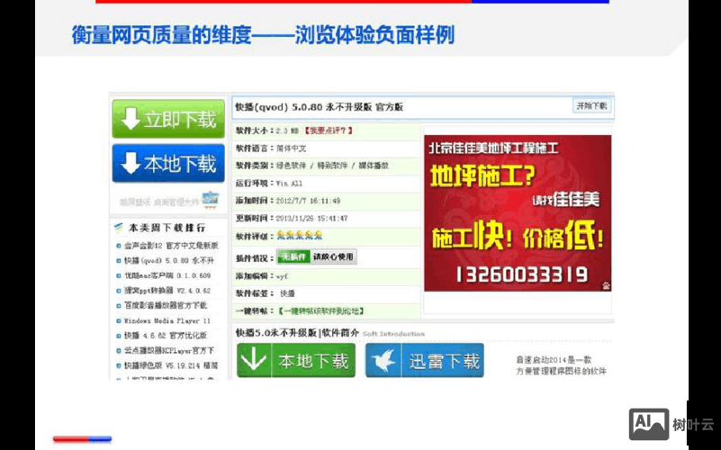 百度网站质量如何