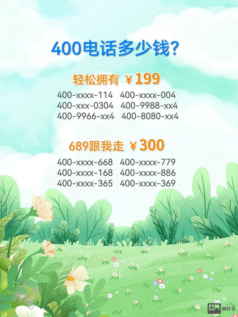 400号码如何收费标准