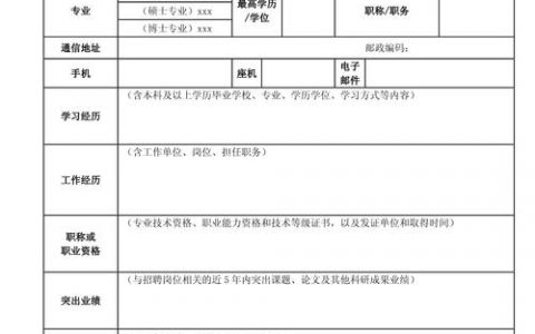 校园招聘表单，校园招聘表单，如何高效筛选人才？