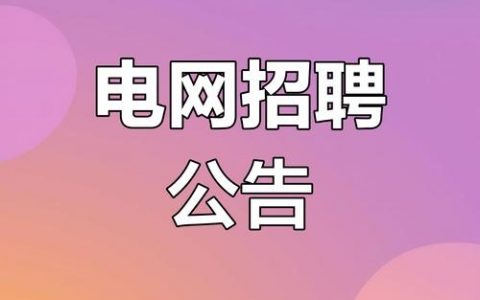 网业 招聘，网业招聘，招什么岗？要求多少？