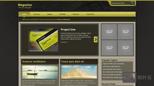 三子博客模板如何使用