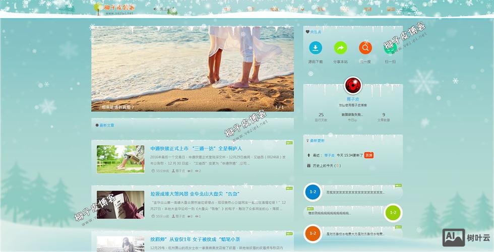 三子博客模板如何使用