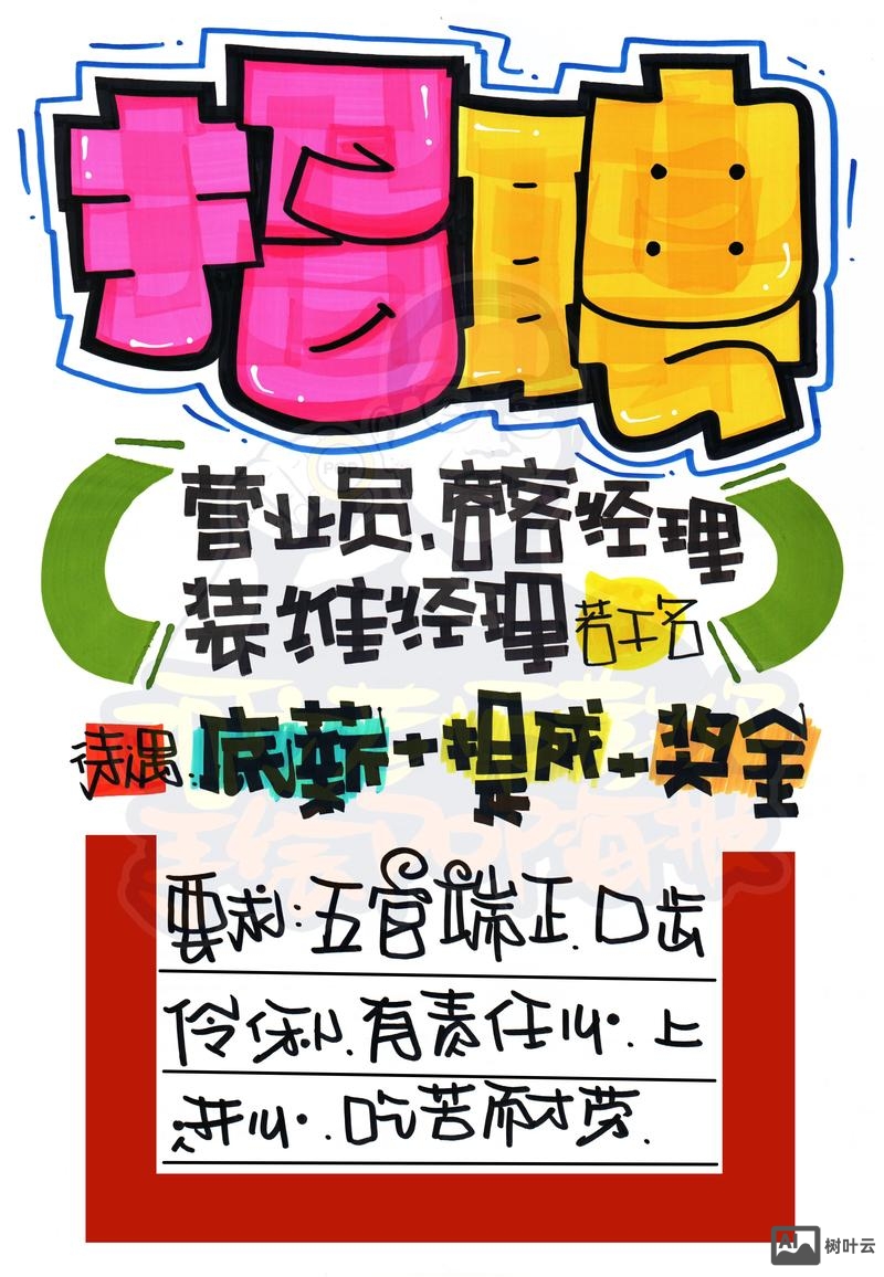 招聘海报怎么制作