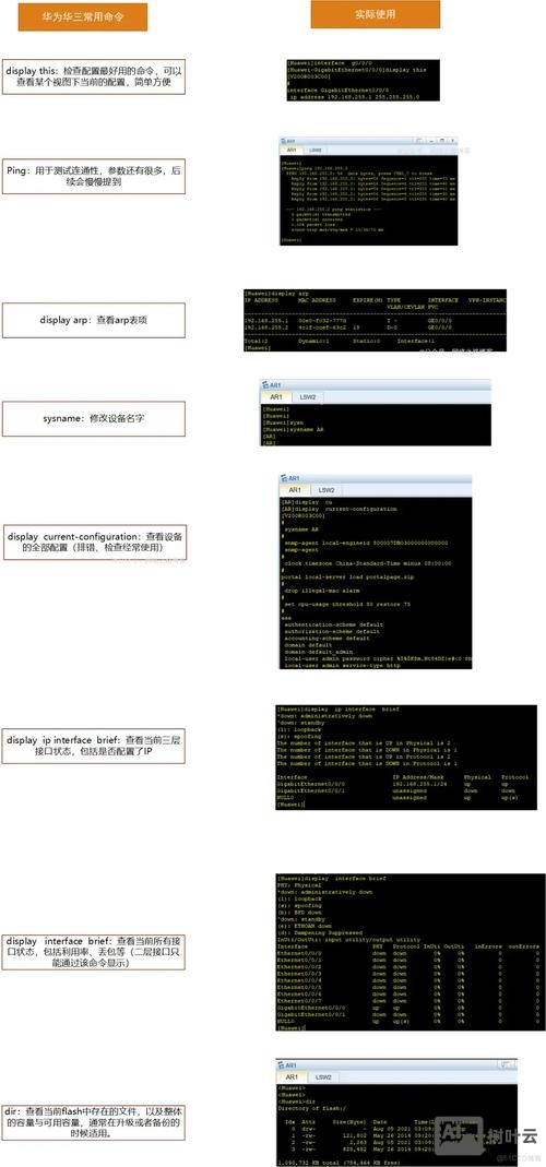 华三交换机用什么命令
