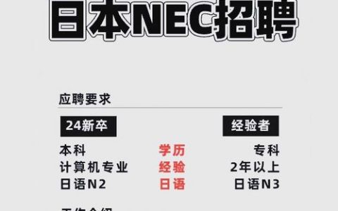 成都nec招聘有哪些岗位要求？