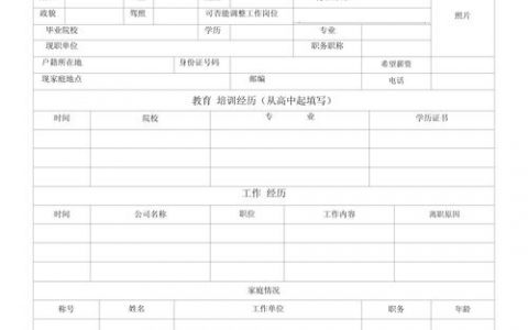招聘Word间距怎么调？