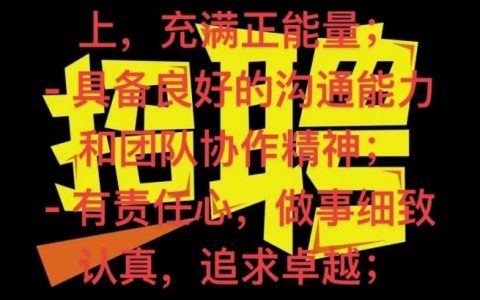 口袋搜招聘，具体岗位和要求是什么？