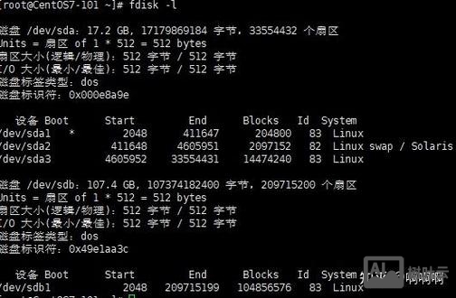 命令行 查看硬盘分区