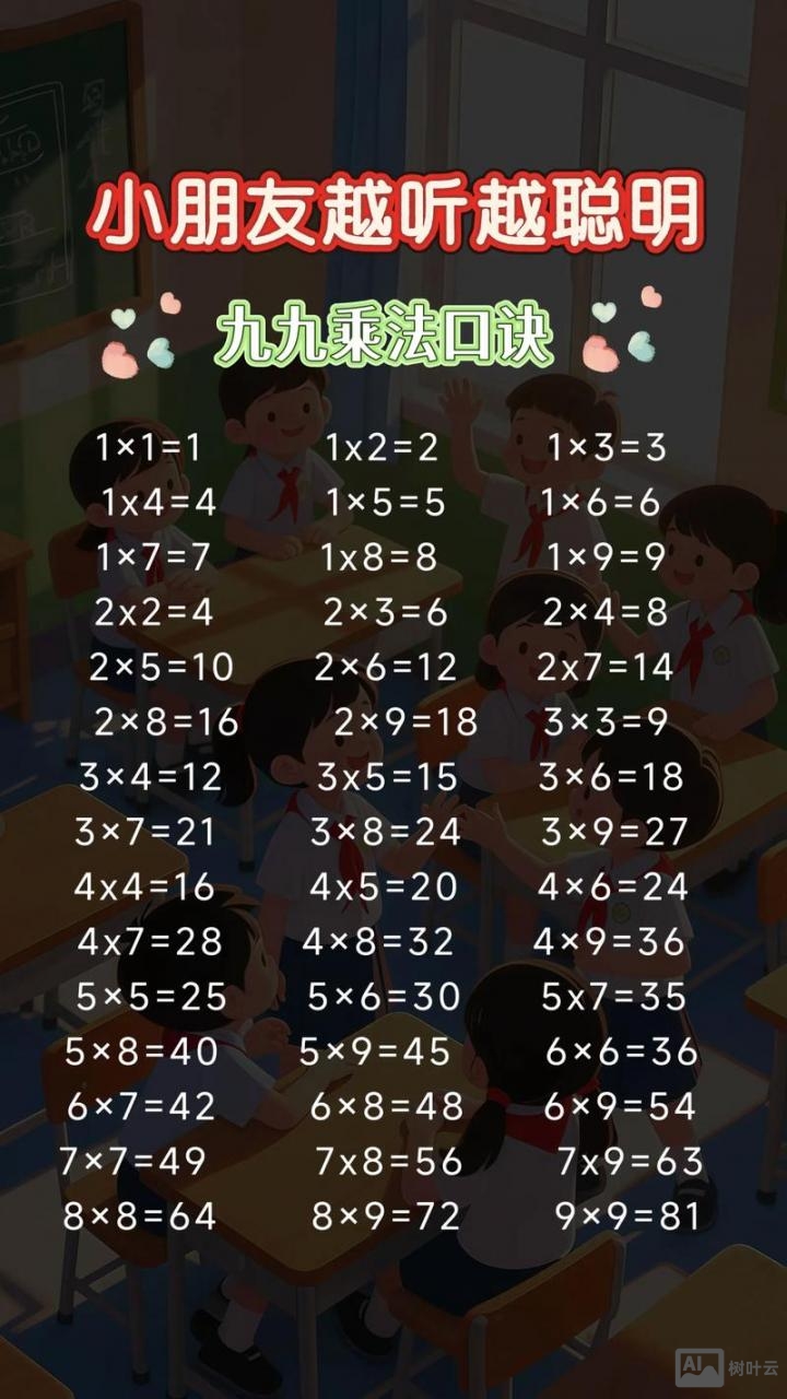 如何教5岁孩子学习乘法