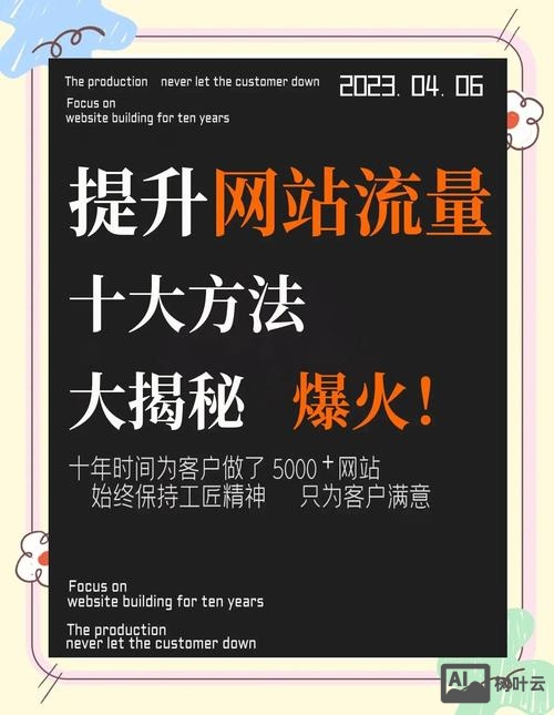 建网站产生的流量如何