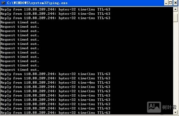 查看是否丢包的命令