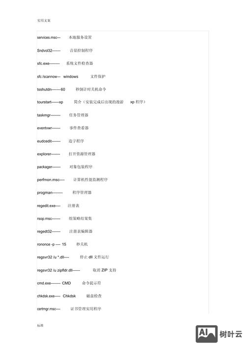 计算机系统命令大全