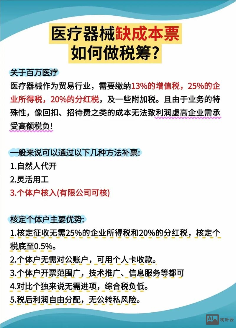 资料器械公司如何少交税