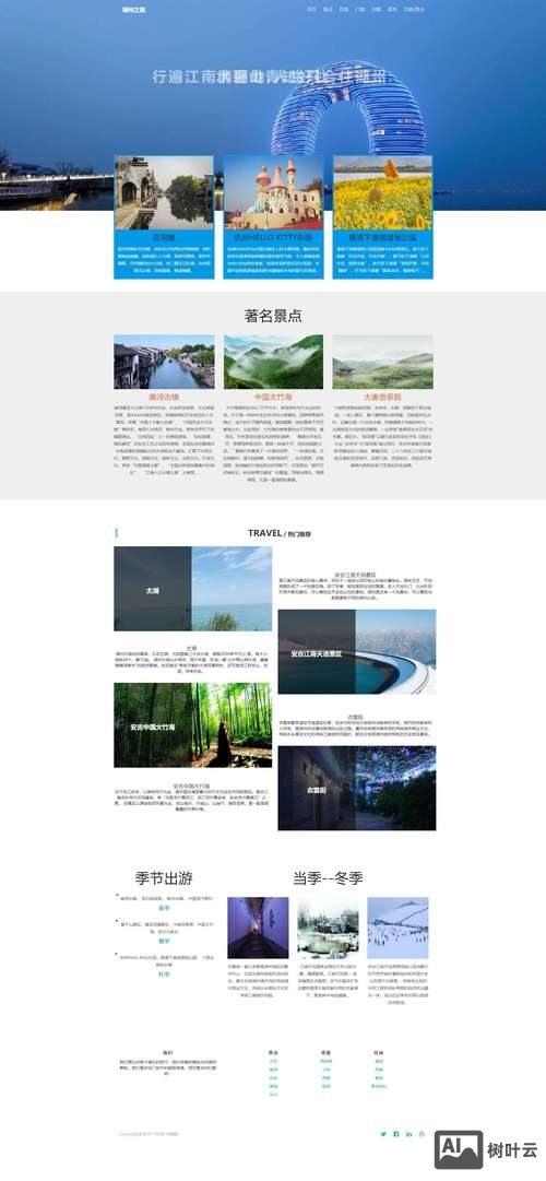 ps如何制作web旅游网页