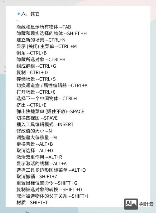 maya快捷键及命令