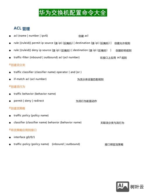 华为交换机登录命令