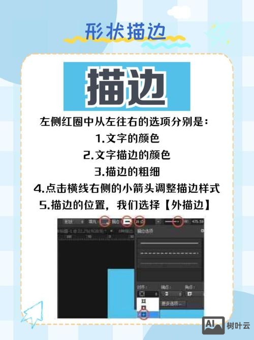 ps如何对图形内部描边