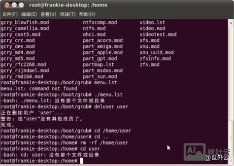 如何用命令删除文件