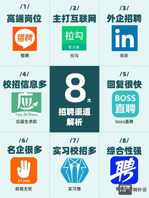 各种招聘软件