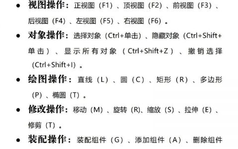 UG命令大全详解图表，如何快速查找与应用？