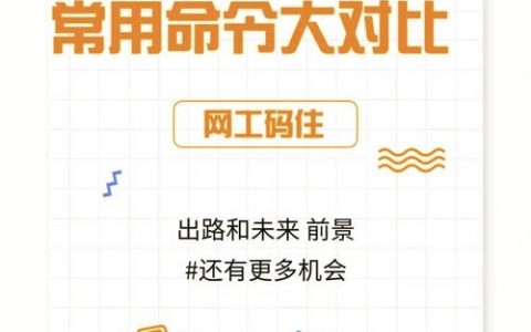 思科华为命令差异大吗？运维切换难不难？