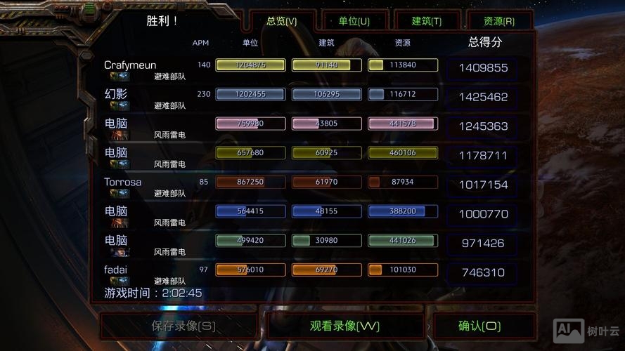 星际争霸单机命令